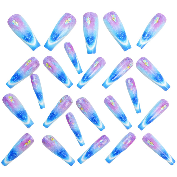 12 Sizes-24 Pcs Press On Nails Y950