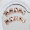 12 Sizes-24 Pcs Press On Nails R942