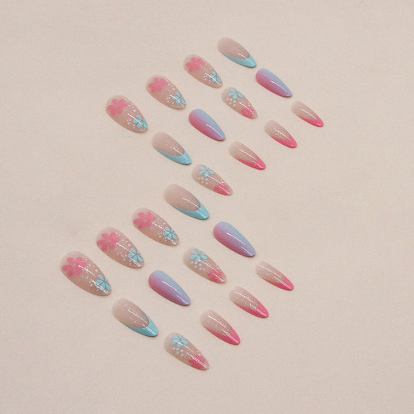 12 Sizes-24 Pcs Press On Nails W601