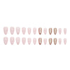 12 Sizes-24 Pcs Press On Nails W1112
