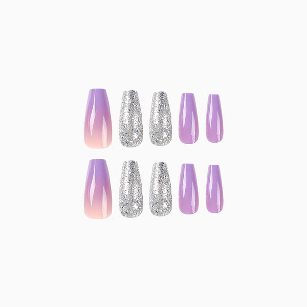 12 Sizes-24 Pcs Press On Nails JP2353