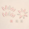 12 Sizes-24 Pcs Press On Nails W690