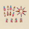 12 Sizes-24 Pcs Press On Nails Y1849