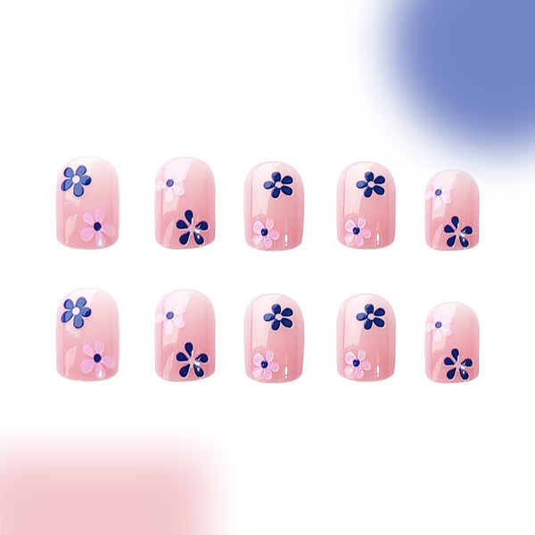 12 Sizes-24 Pcs Press On Nails C319