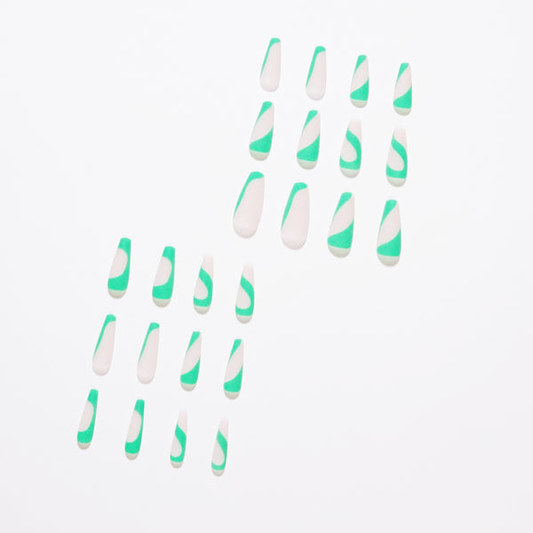 12 Sizes-24 Pcs Press On Nails JP1152