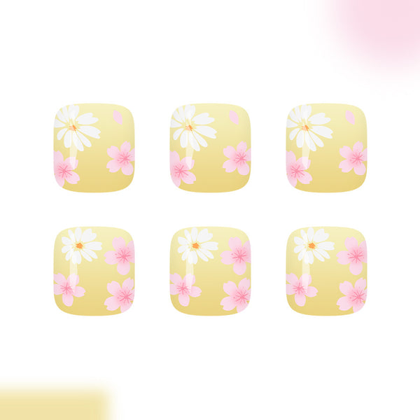 12 Sizes-24 Pcs Press On Nails C1796