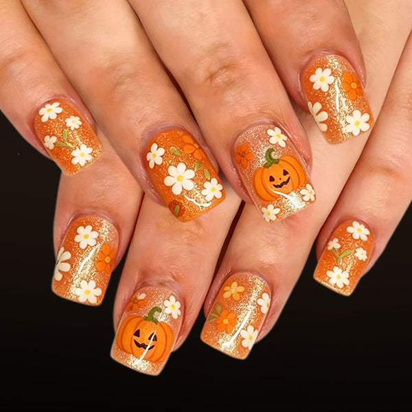 12 Sizes-24 Pcs Press On Nails C2015