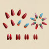 12 Sizes-24 Pcs Press On Nails Y236