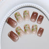 12 Sizes-24 Pcs Press On Nails R953