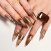 12 Sizes-24 Pcs Press On Nails GN018