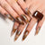 12 Sizes-24 Pcs Press On Nails GN018