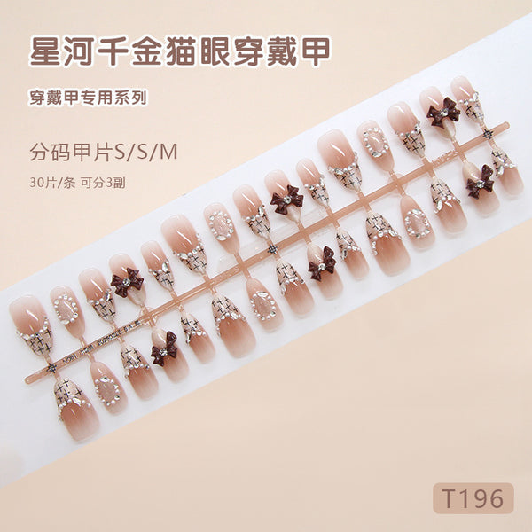 30 Pcs Press On Nails T196