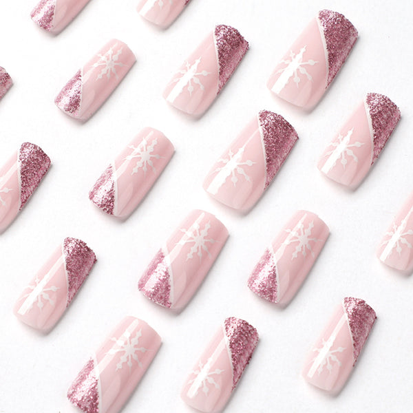 12 Sizes-24 Pcs Press On Nails JP1899
