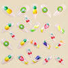 12 Sizes-24 Pcs Press On Nails Y1887