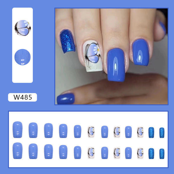 12 Sizes-24 Pcs Press On Nails W485