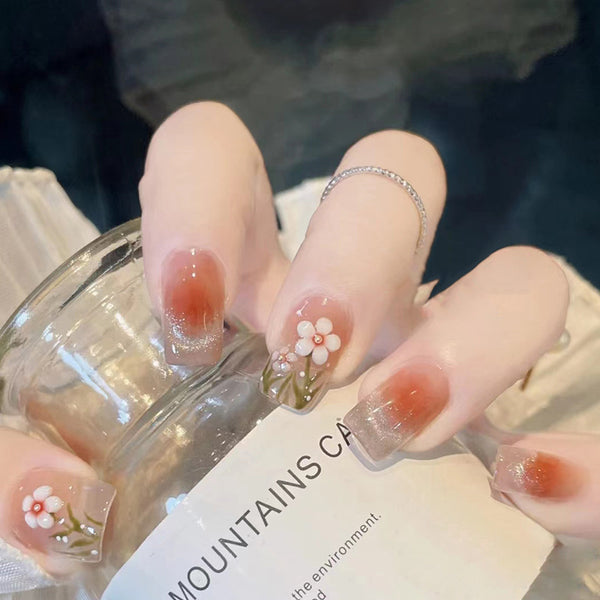 12 Sizes-24 Pcs Press On Nails Z572