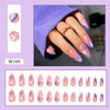 12 Sizes-24 Pcs Press On Nails W324