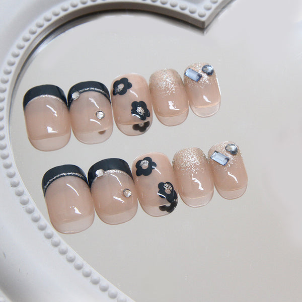 12 Sizes-24 Pcs Press On Nails Z939
