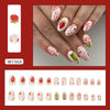 12 Sizes-24 Pcs Press On Nails W1968