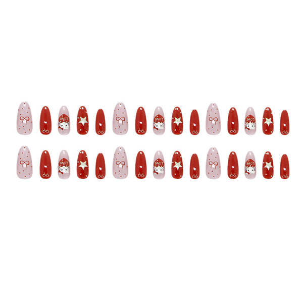 15 Sizes-30 PcsPress On Nails My262