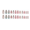 12 Sizes-24 Pcs Press On Nails W2078