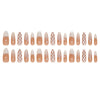 12 Sizes-24 Pcs Press On Nails Z897