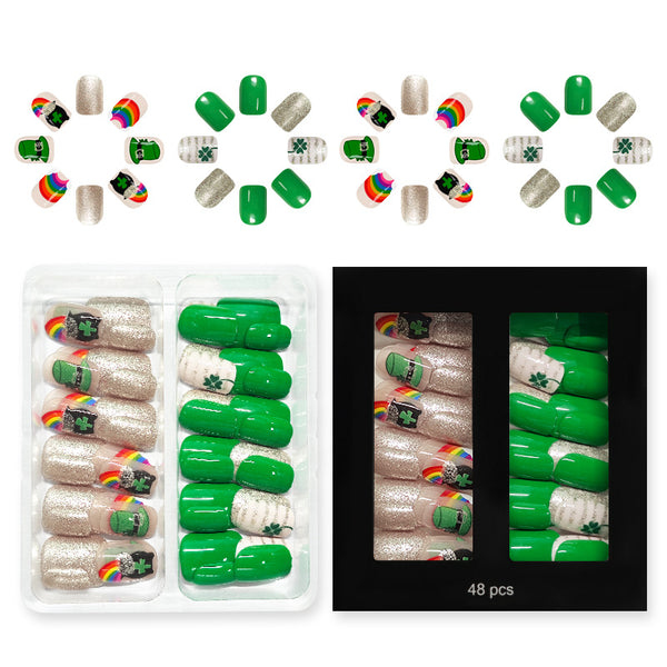 48 Pcs Press On Nails StPat-2-48pcs