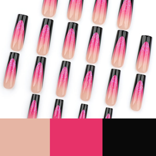 12 Sizes-24 Pcs Press On Nails JP3548