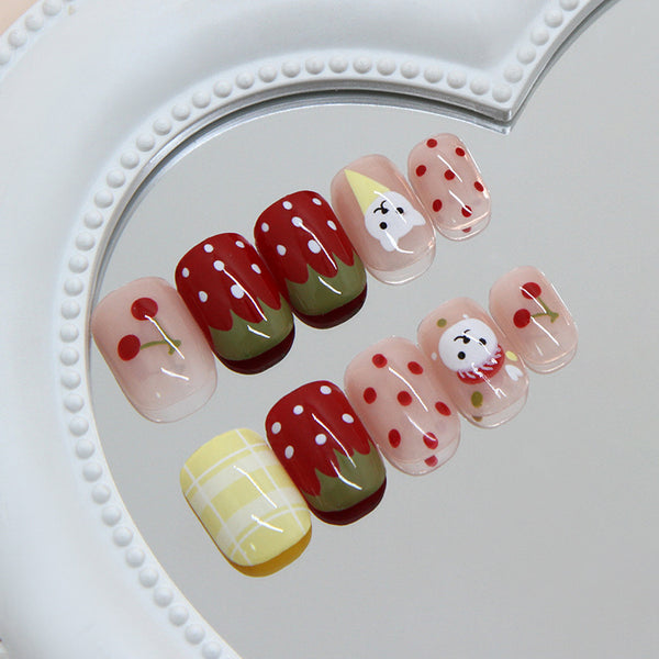 12 Sizes-24 Pcs Press On Nails R980