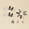 12 Sizes-24 Pcs Press On Nails Y005