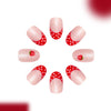 12 Sizes-24 Pcs Press On Nails C1681