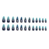 12 Sizes-24 Pcs Press On Nails W1928