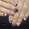 12 Sizes-24 Pcs Press On Nails C1107
