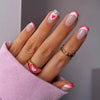 12 Sizes-24 Pcs Press On Nails JP3121