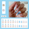 12 Sizes-24 Pcs Press On Nails Z1100
