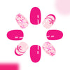 12 Sizes-24 Pcs Press On Nails C948