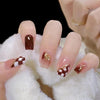 12 Sizes-24 Pcs Press On Nails R628