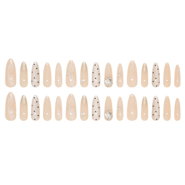 12 Sizes-24 Pcs Press On Nails MY072