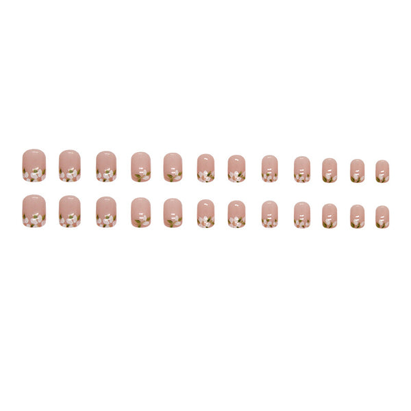 12 Sizes-24 Pcs Press On Nails W1445