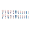 12 Sizes-24 Pcs Press On Nails Z677