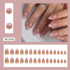 12 Sizes-24 Pcs Press On Nails W1648