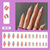 12 Sizes-24 Pcs Press On Nails W106