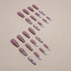 12 Sizes-24 Pcs Press On Nails Z828