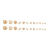 12 Sizes-24 Pcs Press On Nails F090