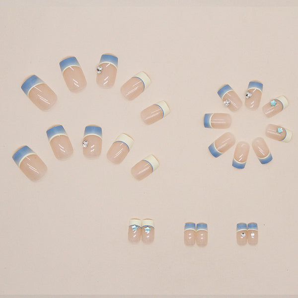12 Sizes-24 Pcs Press On Nails Z529