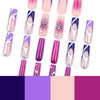 12 Sizes-24 Pcs Press On Nails JP3486