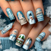 12 Sizes-24 Pcs Press On Nails Y1213