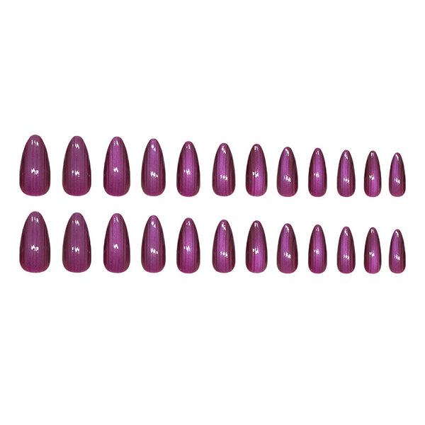 12 Sizes-24 Pcs Press On Nails W2123