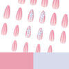 12 Sizes-24 Pcs Press On Nails JP3986