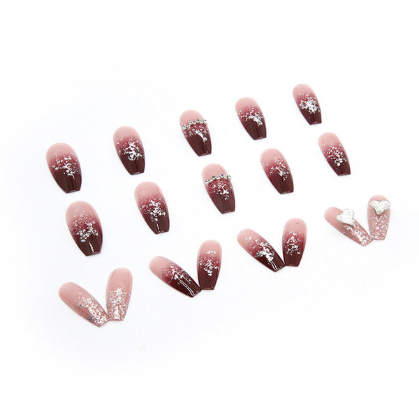 12 Sizes-24 Pcs Press On Nails Z460